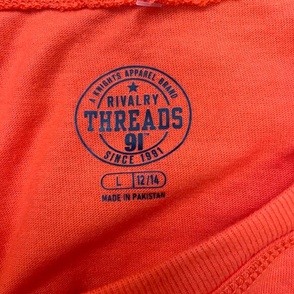 Rivalry Threads 91 NCAA Clemson Tigers Women's Crew Neck T-Shirt Orange Size L - Picture 3 of 5